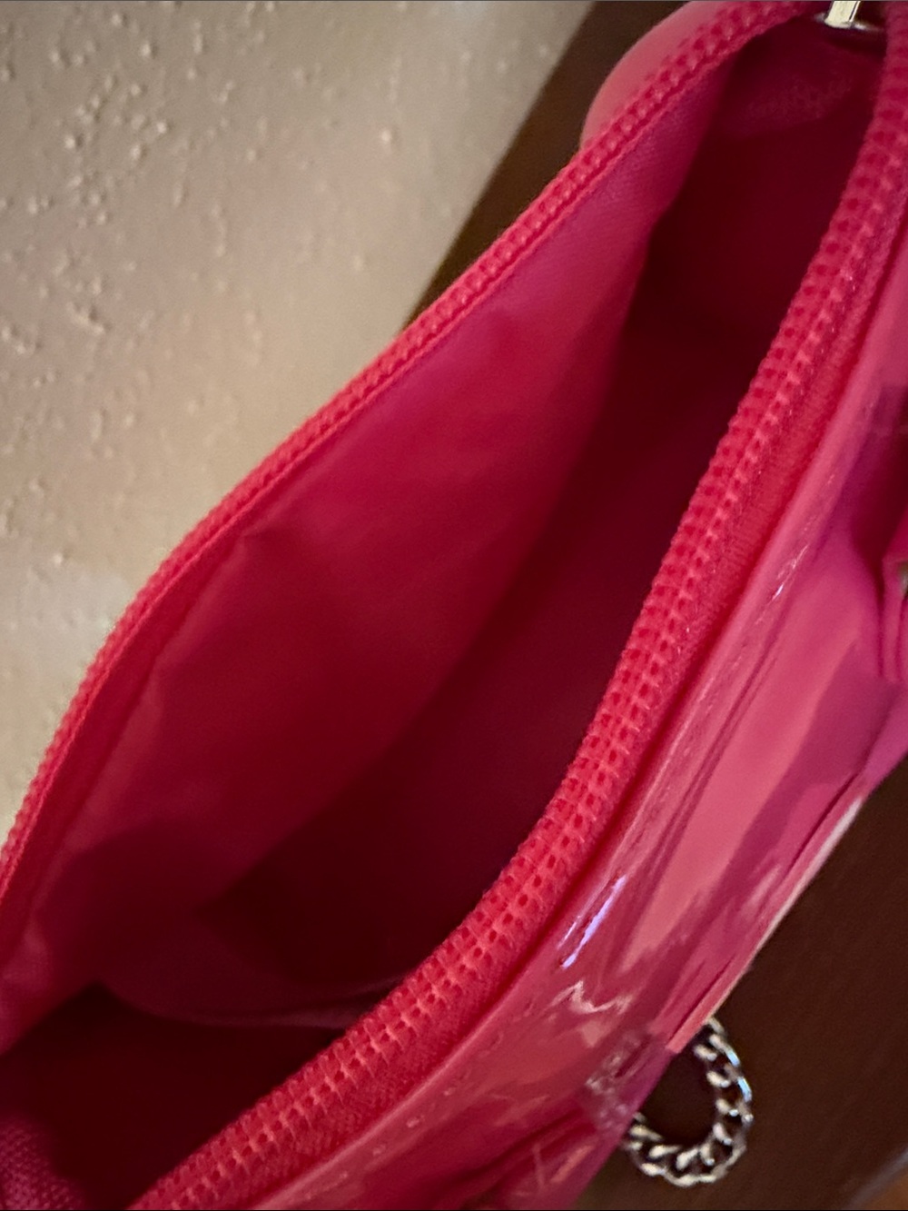 Barbie Hot Pink Patent Mini Handbag with Chain - Picture 7 of 7